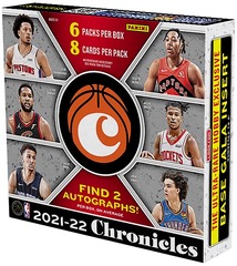 2021-22 Panini Chronicles NBA Basketball Hobby Box